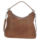 GUCCI Interlocking Hand Bag Leather 2way Brown Silver 326514 Auth 195798V-3