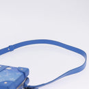 LOUIS VUITTON Monogram Clouds Soft Trunk Wallet Bag Blue M45432 LV Auth 195901M-14