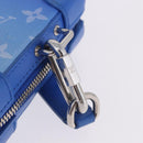 LOUIS VUITTON Monogram Clouds Soft Trunk Wallet Bag Blue M45432 LV Auth 195901M-20