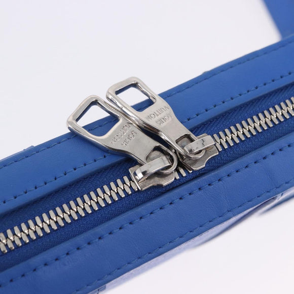 LOUIS VUITTON Monogram Clouds Soft Trunk Wallet Bag Blue M45432 LV Auth 195901M