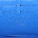 LOUIS VUITTON Monogram Clouds Soft Trunk Wallet Bag Blue M45432 LV Auth 195901M-22
