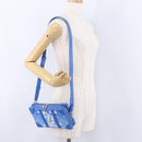 LOUIS VUITTON Monogram Clouds Soft Trunk Wallet Bag Blue M45432 LV Auth 195901M-30