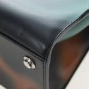 LOUIS VUITTON City Steamer MM Hand Bag Leather Black Silver LV Auth 195902SM-19
