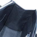 LOUIS VUITTON City Steamer MM Hand Bag Leather Black Silver LV Auth 195902SM-27