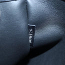 LOUIS VUITTON City Steamer MM Hand Bag Leather Black Silver LV Auth 195902SM-11