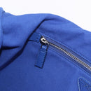 PRADA Shoulder Bag Canvas Blue Silver Auth 195903A-21