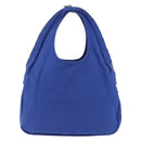 PRADA Shoulder Bag Canvas Blue Silver Auth 195903A-2