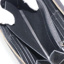 SAINT LAURENT Cassandra Long Wallet Leather Black Gold Auth 195906A-19
