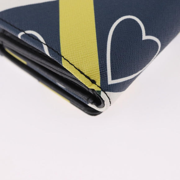 Vivienne Westwood Wallet PVC Canvas Multicolor Silver Auth 195907A