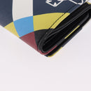 Vivienne Westwood Wallet PVC Canvas Multicolor Silver Auth 195907A-16