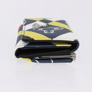Vivienne Westwood Wallet PVC Canvas Multicolor Silver Auth 195907A-3