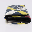 Vivienne Westwood Wallet PVC Canvas Multicolor Silver Auth 195907A-4