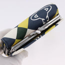Vivienne Westwood Wallet PVC Canvas Multicolor Silver Auth 195907A-5