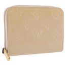 LOUIS VUITTON Vernis Zippy Coin Purse Rose Angelique M90078 LV Auth 195908-1