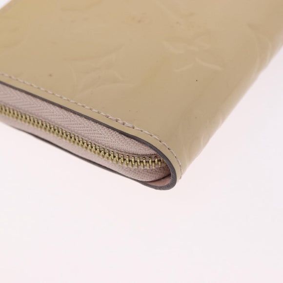 LOUIS VUITTON Vernis Zippy Coin Purse Rose Angelique M90078 LV Auth 195908