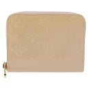 LOUIS VUITTON Vernis Zippy Coin Purse Rose Angelique M90078 LV Auth 195908-13