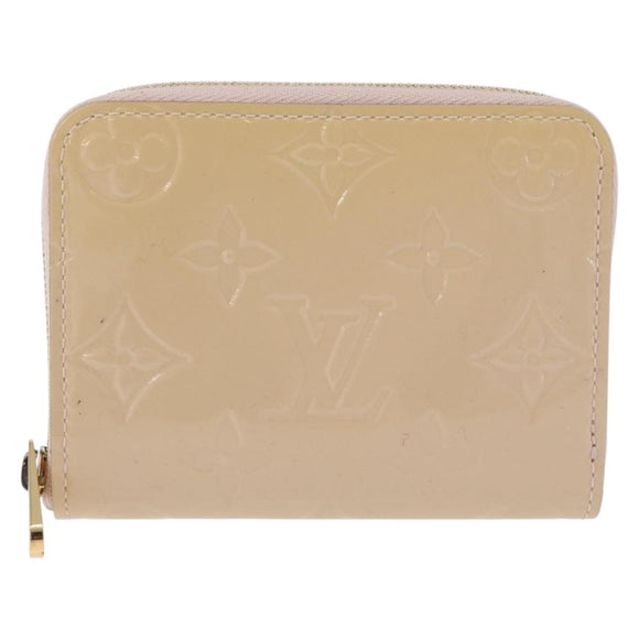 LOUIS VUITTON Vernis Zippy Coin Purse Rose Angelique M90078 LV Auth 195908