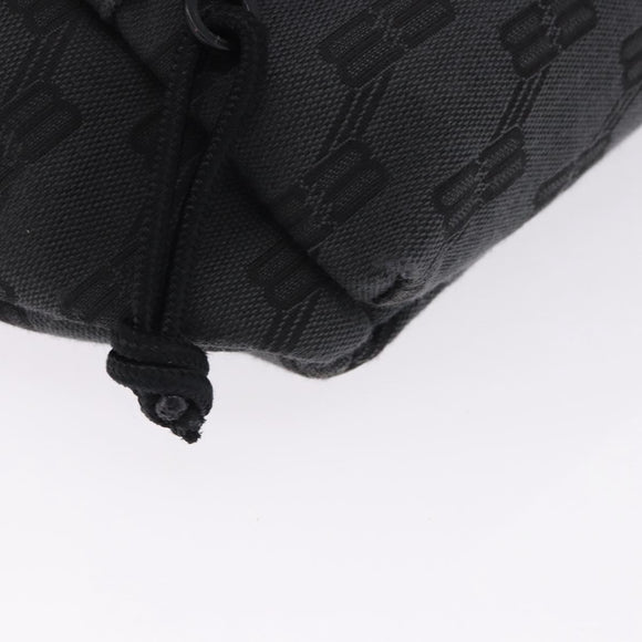 BALENCIAGA Body Bag Canvas Black Auth 195910A