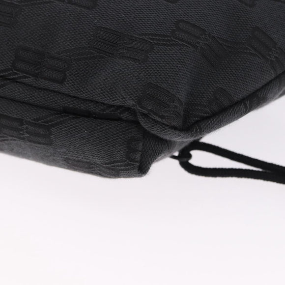 BALENCIAGA Body Bag Canvas Black Auth 195910A