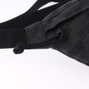 BALENCIAGA Body Bag Canvas Black Auth 195910A-10