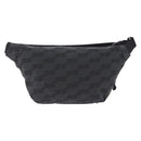 BALENCIAGA Body Bag Canvas Black Auth 195910A-2