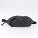 BALENCIAGA Body Bag Canvas Black Auth 195910A-5