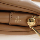 LOUIS VUITTON Monogram Emboss Kussan PM Shoulder Bag Taupe M21263 Auth 195912V-25