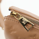 LOUIS VUITTON Monogram Emboss Kussan PM Shoulder Bag Taupe M21263 Auth 195912V-26