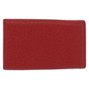 PRADA Key Case Vittero Dino Leather Red Auth 195914A-2