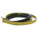 FENDI Bracelet Leather Gray Gold Auth 195915M-4
