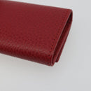 GUCCI GG Marmont Key Case Leather Red Gold 456118 Auth 195916M-10