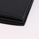 GUCCI GG Marmont Bifold Wallet Leather Black Gold 456126 Auth 195918A-15
