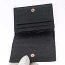 GUCCI GG Marmont Bifold Wallet Leather Black Gold 456126 Auth 195918A-8