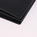 GUCCI GG Marmont Bifold Wallet Leather Black Gold 456126 Auth 195918A-7