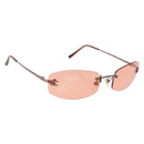 CHANEL Sunglasses COCO Mark Brown CC Auth 195920V-1