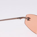 CHANEL Sunglasses COCO Mark Brown CC Auth 195920V-9