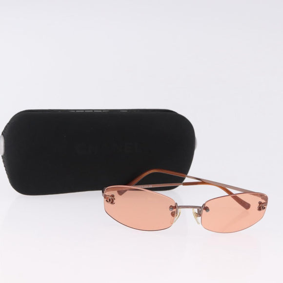 CHANEL Sunglasses COCO Mark Brown CC Auth 195920V