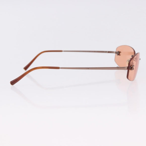 CHANEL Sunglasses COCO Mark Brown CC Auth 195920V