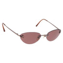 CHANEL Sunglasses COCO Mark Brown CC Auth 195921V-1