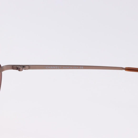 CHANEL Sunglasses COCO Mark Brown CC Auth 195921V