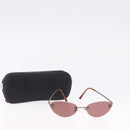 CHANEL Sunglasses COCO Mark Brown CC Auth 195921V-12