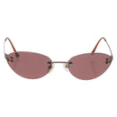 CHANEL Sunglasses COCO Mark Brown CC Auth 195921V-13