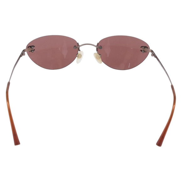 CHANEL Sunglasses COCO Mark Brown CC Auth 195921V