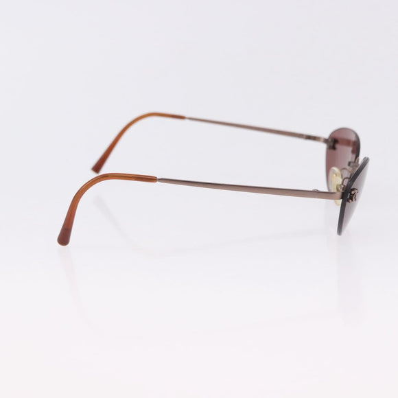 CHANEL Sunglasses COCO Mark Brown CC Auth 195921V