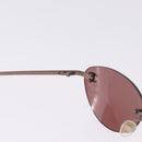 CHANEL Sunglasses COCO Mark Brown CC Auth 195921V-8