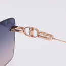 Christian Dior Sunglasses metal Gold Auth 195922M-10