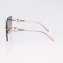 Christian Dior Sunglasses metal Gold Auth 195922M-5