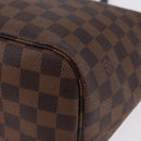 LOUIS VUITTON Damier Ebene Neverfull MM Tote Bag N51105 LV Auth 195924V-16