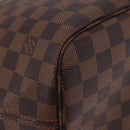 LOUIS VUITTON Damier Ebene Neverfull MM Tote Bag N51105 LV Auth 195924V-17