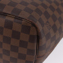 LOUIS VUITTON Damier Ebene Neverfull MM Tote Bag N51105 LV Auth 195924V-18